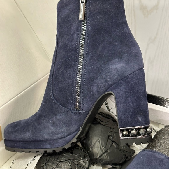 Karl Lagerfield size 6 1/2 ankle boot - Picture 2 of 3